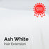 Special Batch Ash White Hair Extensions